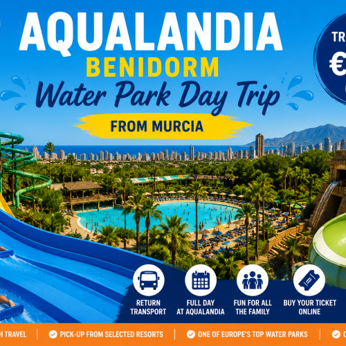 Aqualandia Benidorm Water Park Day Trip from Murcia by Raquel Tours