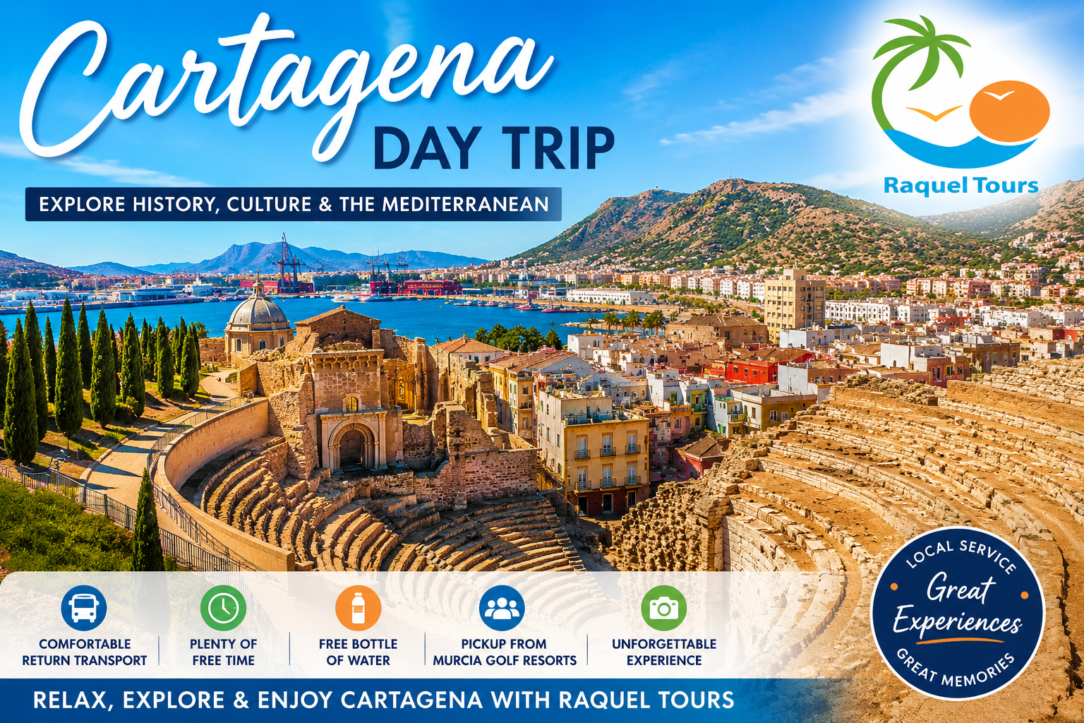 Cartagena Day Trip from Murcia by Raquel Tours