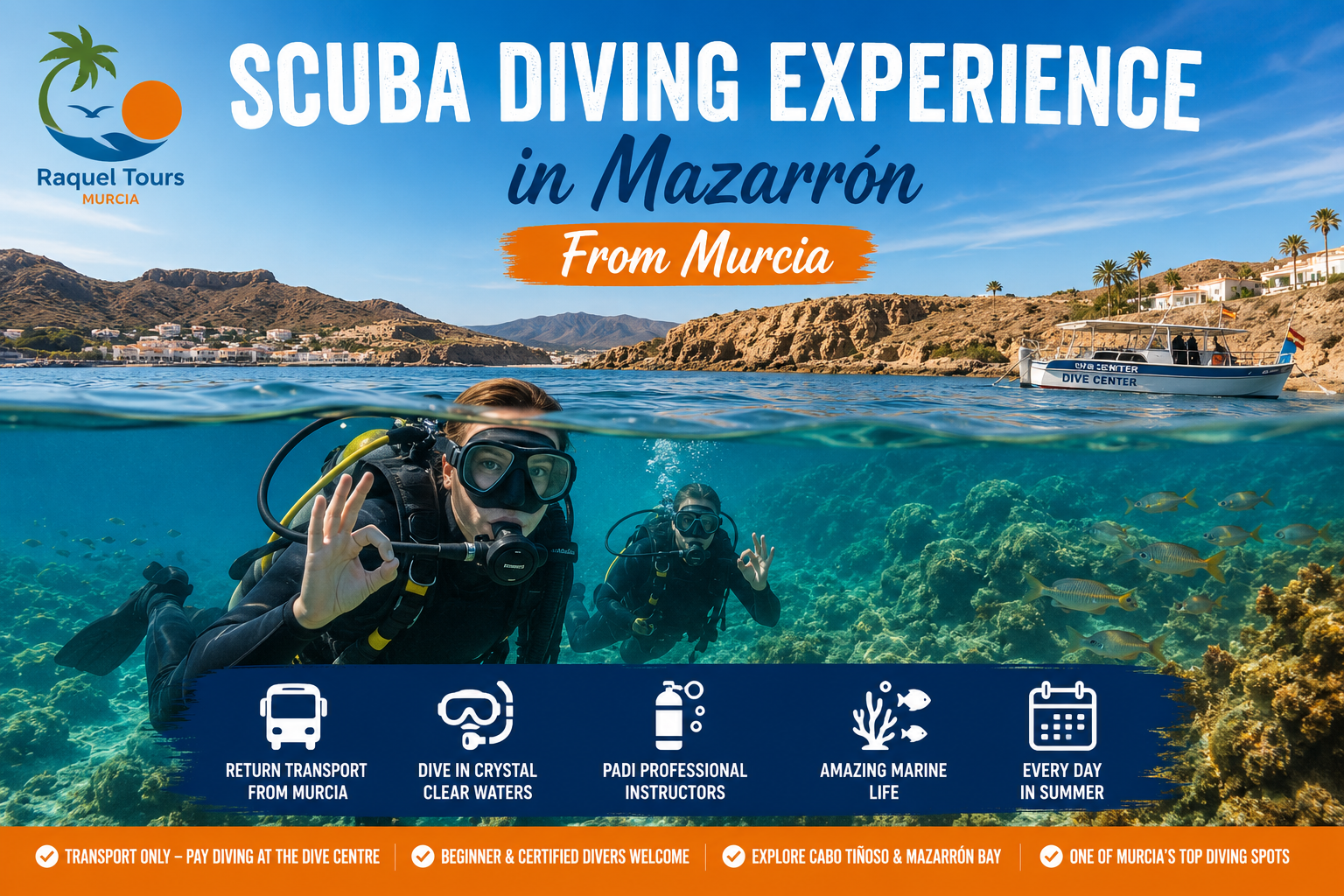 Scuba Diving Experience in Puerto de Mazarrón on the Costa Cálida